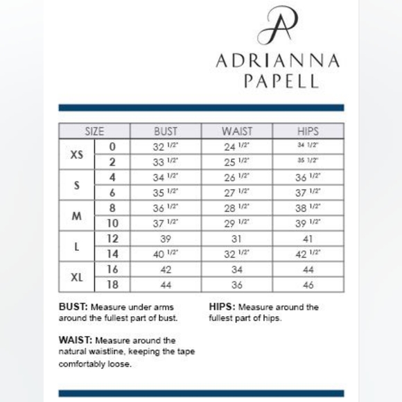 Adrianna Papell Solid Crepe Empire Ivory Dress - Picture 8 of 8